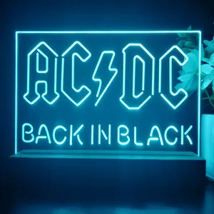 AC-DC Back In Black LED Desk Light