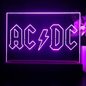 AC-DC Logo 1 LED Desk Light
