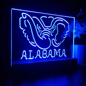 Alabama Crimson Tide Logo 1 LED Desk Light