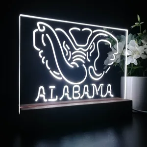 Alabama Crimson Tide Logo 1 LED Desk Light