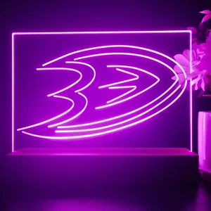 Anaheim Ducks Logo 1 LED Desk Light