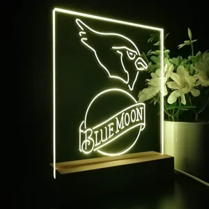 Arizona Cardinals Blue Moon LED Desk Light