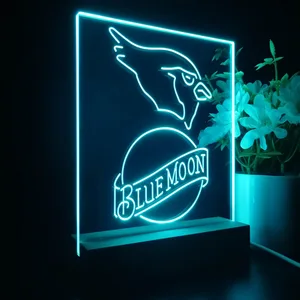 Arizona Cardinals Blue Moon LED Desk Light