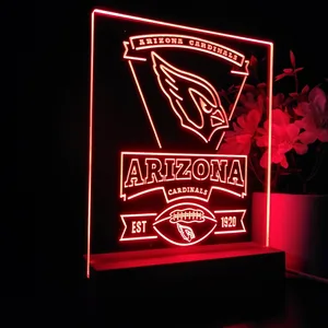 Arizona Cardinals EST 1920 LED Desk Light