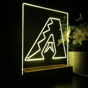 Arizona Diamondbacks Logo 1 LED Desk Light