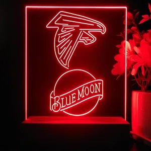 Atlanta Falcons Blue Moon LED Desk Light