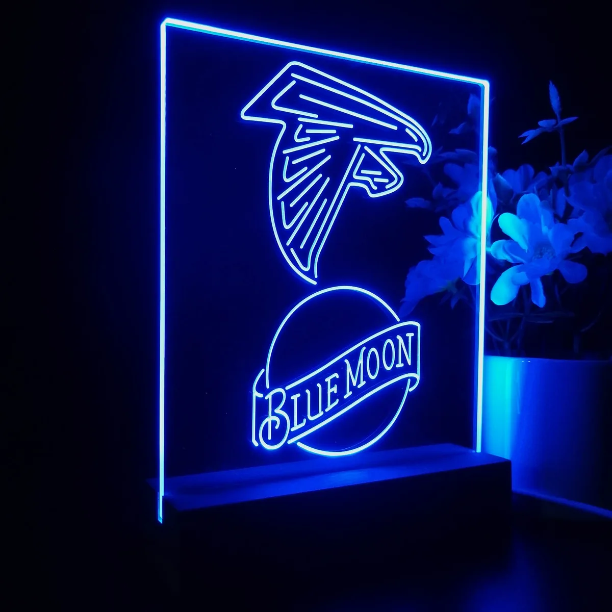 Atlanta Falcons Blue Moon LED Desk Light