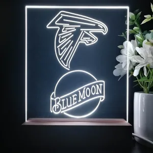 Atlanta Falcons Blue Moon LED Desk Light