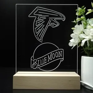 Atlanta Falcons Blue Moon LED Desk Light