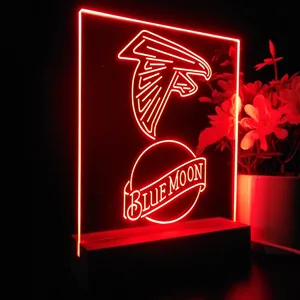 Atlanta Falcons Blue Moon LED Desk Light