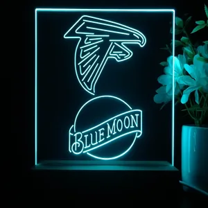 Atlanta Falcons Blue Moon LED Desk Light