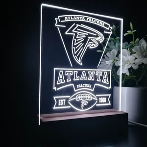Atlanta Falcons EST 1966 LED Desk Light