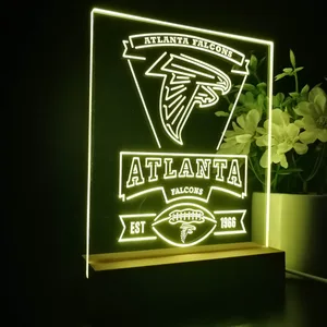 Atlanta Falcons EST 1966 LED Desk Light