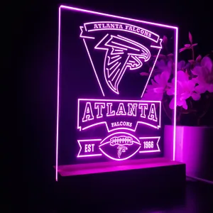 Atlanta Falcons EST 1966 LED Desk Light