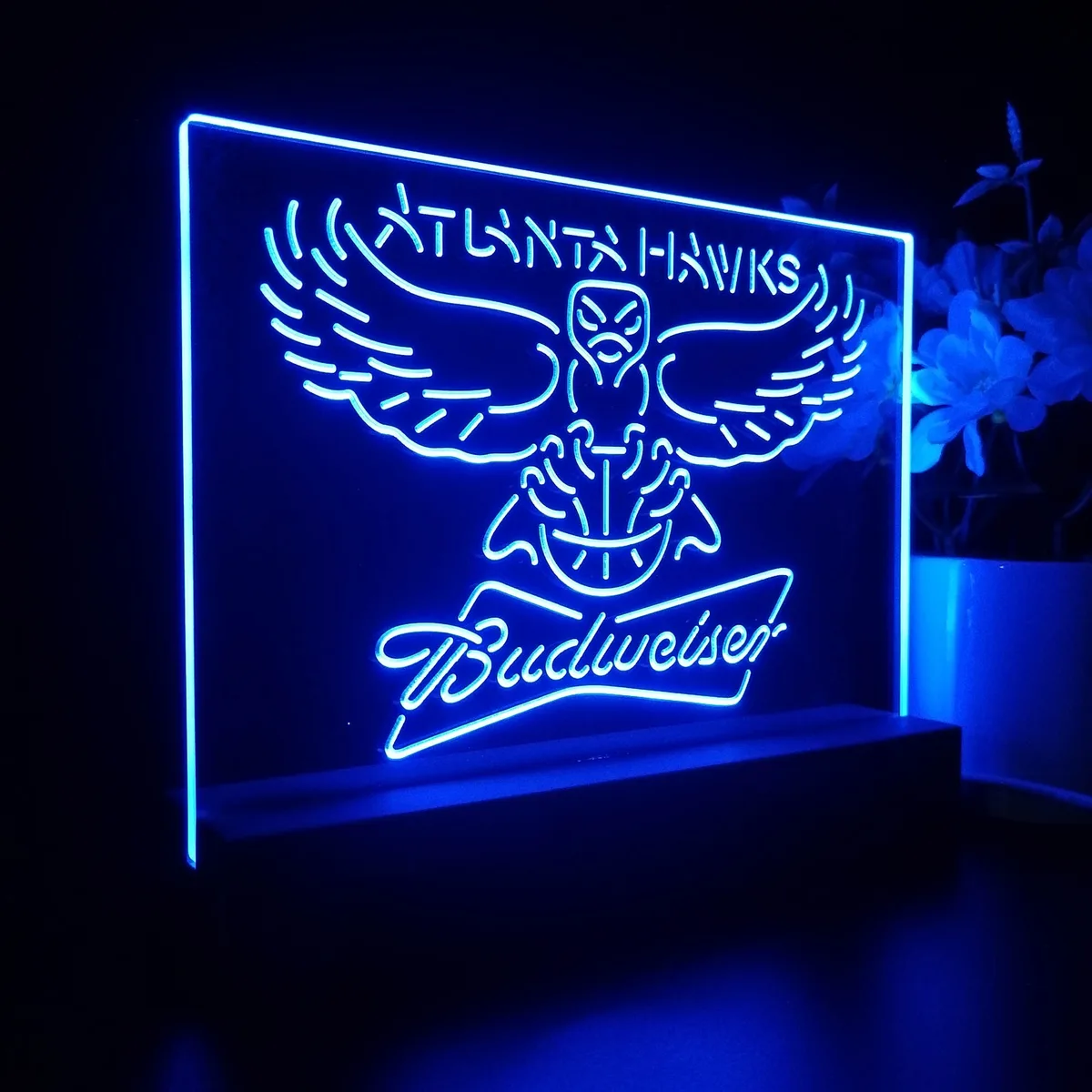 Atlanta Hawks Budweiser LED Desk Light