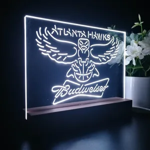 Atlanta Hawks Budweiser LED Desk Light