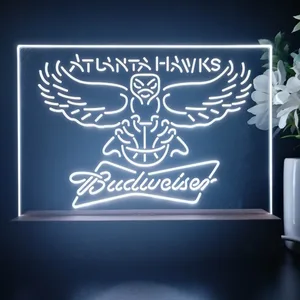 Atlanta Hawks Budweiser LED Desk Light