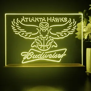Atlanta Hawks Budweiser LED Desk Light