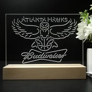 Atlanta Hawks Budweiser LED Desk Light