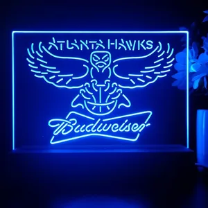 Atlanta Hawks Budweiser LED Desk Light