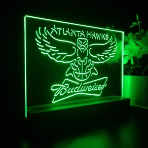 Atlanta Hawks Budweiser LED Desk Light