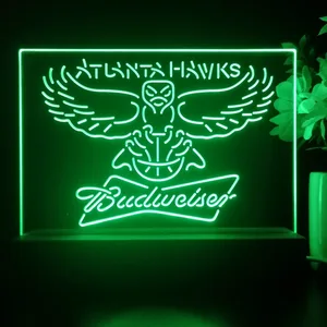 Atlanta Hawks Budweiser LED Desk Light