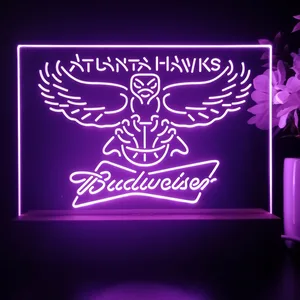 Atlanta Hawks Budweiser LED Desk Light