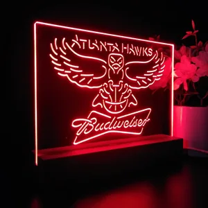 Atlanta Hawks Budweiser LED Desk Light