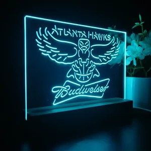 Atlanta Hawks Budweiser LED Desk Light