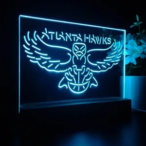 Atlanta Hawks Logo LED Desk Light - Legacy Edition
