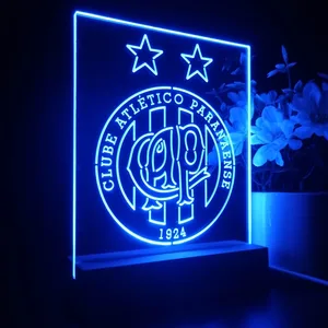Atletico Paranaense Logo LED Desk Light