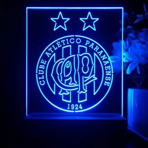 Atletico Paranaense Logo LED Desk Light