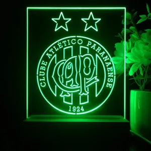 Atletico Paranaense Logo LED Desk Light