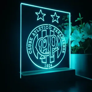 Atletico Paranaense Logo LED Desk Light