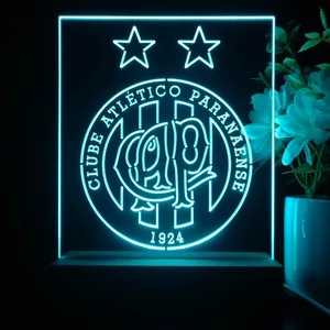 Atletico Paranaense Logo LED Desk Light