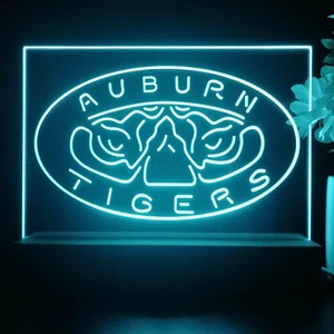 Auburn Tigers Tiger Eyes Logo LED Desk Light