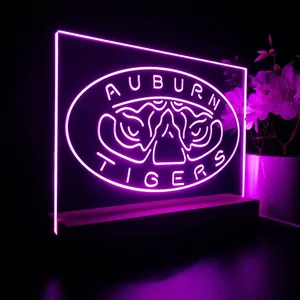 Auburn Tigers Tiger Eyes Logo LED Desk Light