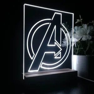 Avengers Logo LED Desk Light