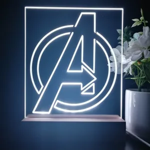 Avengers Logo LED Desk Light