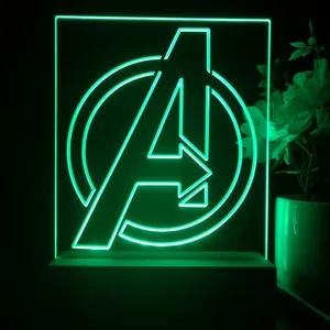 Avengers Logo LED Desk Light