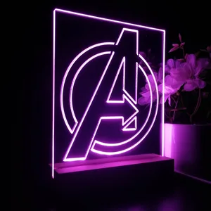 Avengers Logo LED Desk Light
