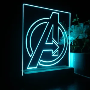 Avengers Logo LED Desk Light