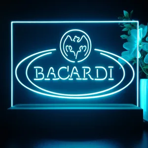 Bacardi Banner Logo LED Desk Light