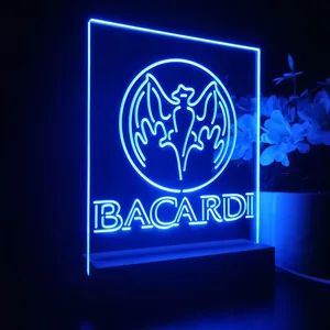 Bacardi Bat Banner LED Desk Light