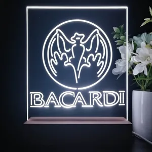Bacardi Bat Banner LED Desk Light