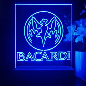 Bacardi Bat Banner LED Desk Light