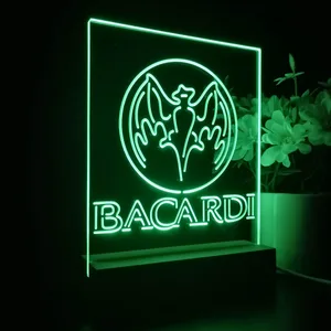 Bacardi Bat Banner LED Desk Light
