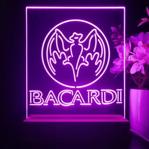 Bacardi Bat Banner LED Desk Light