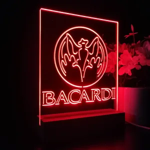 Bacardi Bat Banner LED Desk Light