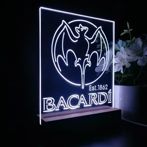 Bacardi Bat Est. 1862 LED Desk Light